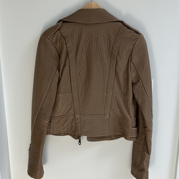 Rebecca Minkoff Lambskin Leather biker/moto jacket - Picture 8 of 9